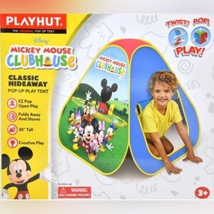 NEW| Mickey Mouse Clubhouse Play Tent - Red, Blue, Yellow